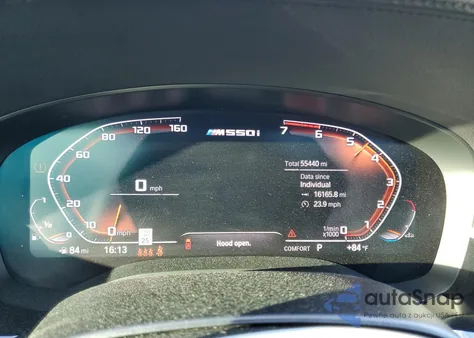 2020 BMW M550Xi z USA, uszkodzony, nr VIN WBAJS7C06LCD34796